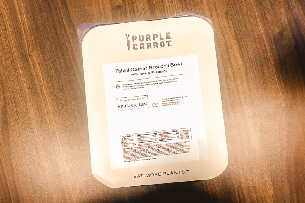 Prepared meals 
